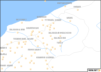 map of Douar Ouled Amara